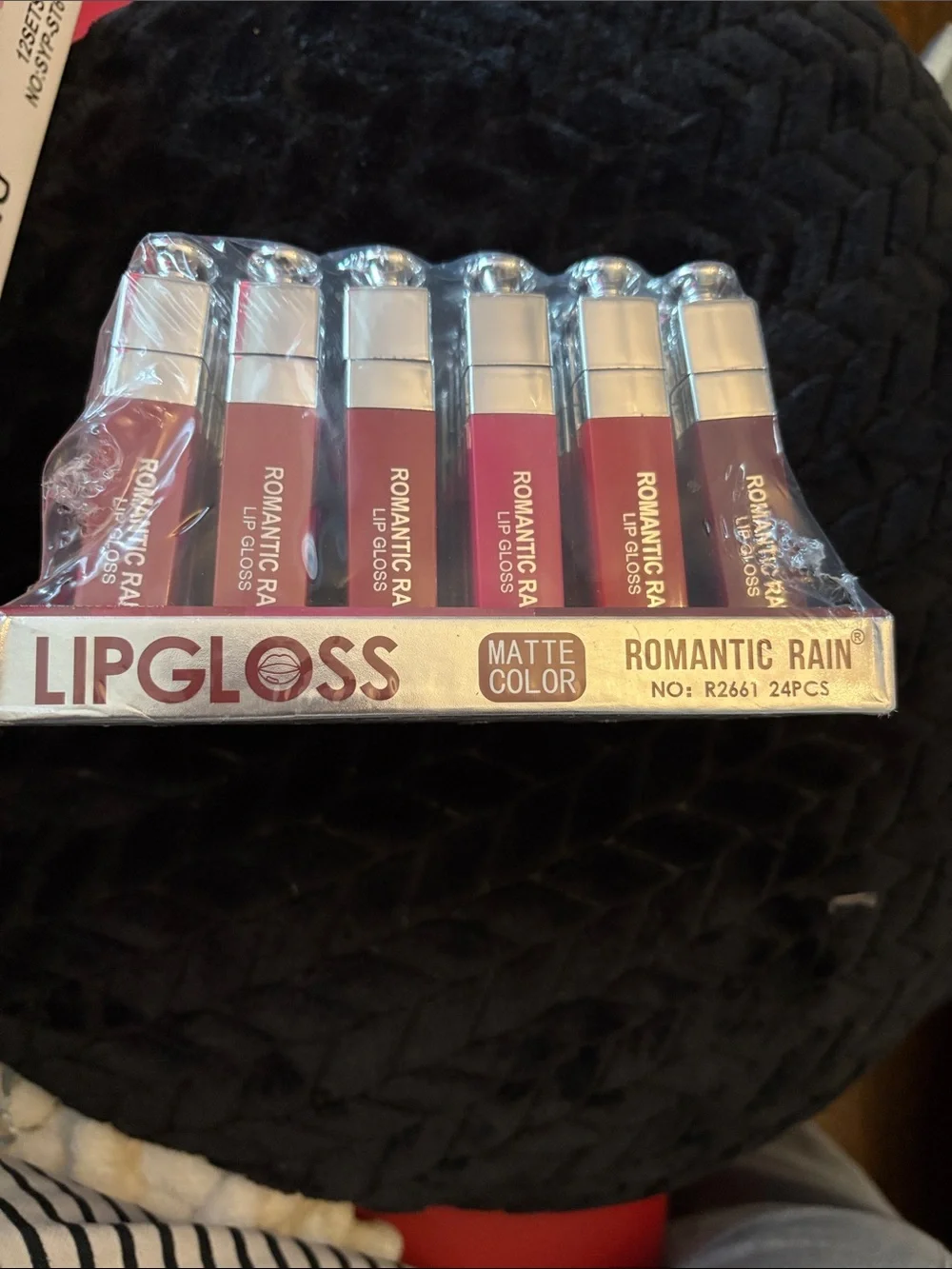 Buyers Bundle 24 pcs - Romantic Rain Matte Lip Gloss Set - Berry Pink Shades